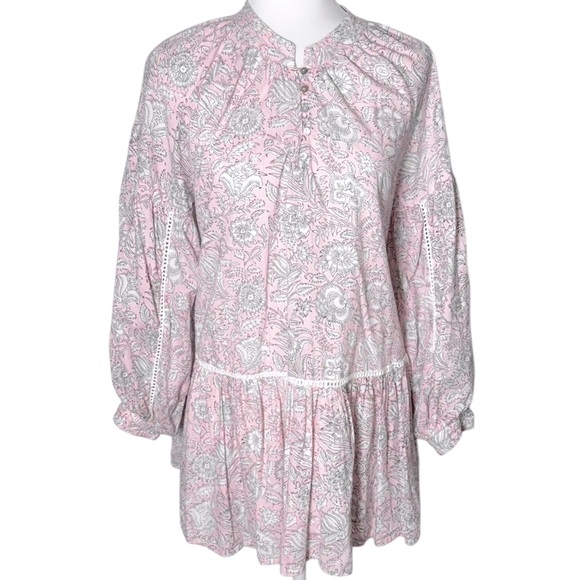 Marea The Après Beach Dress in Pink Hibiscus Size M/L‎ - Picture 1 of 11